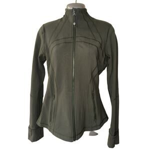 Lululemon Define Jacket Women Army Green Size 8